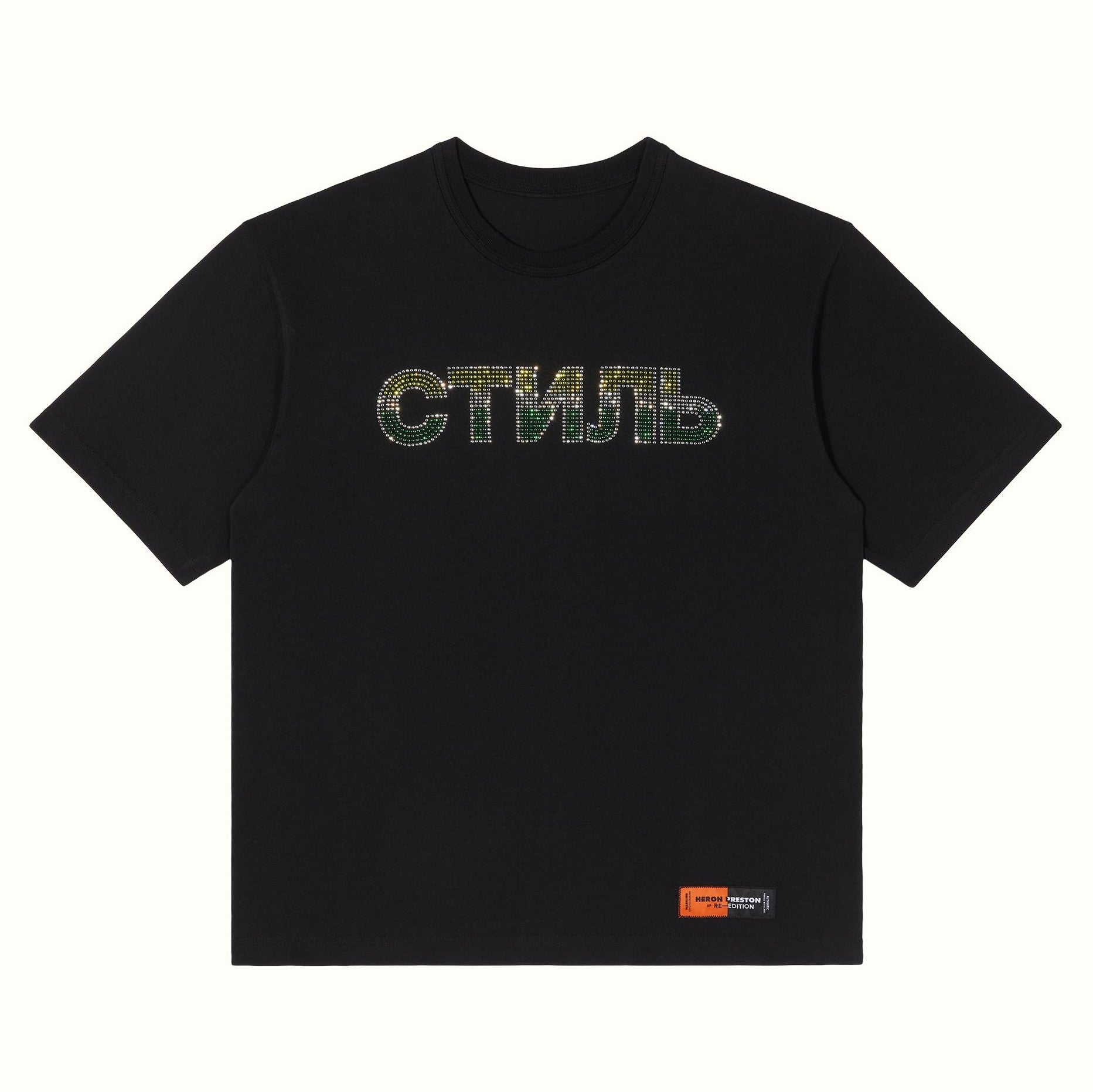 (70% OFF) HERON PRESTON CTNMB Strass Hoodie BlackHERON PRESTON CTNMB Strass Tee Black