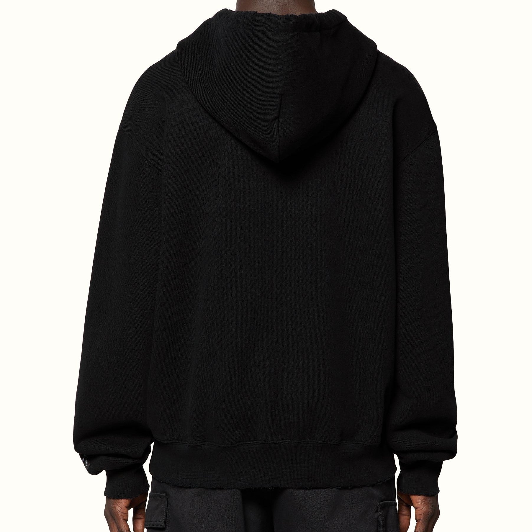 (75% OFF) HERON PRESTON CTNMB Strass Hoodie Black