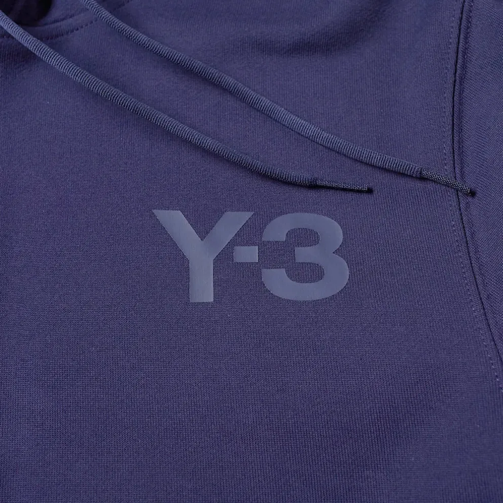 Adidas Y-3 Classic Logo PopOver Hoodie - Yohji Blue