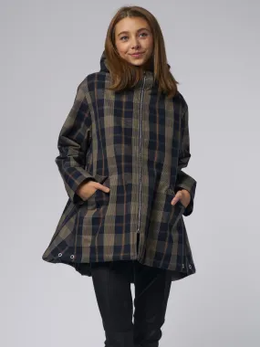 Alberta Ara Coat Taupe/Navy 