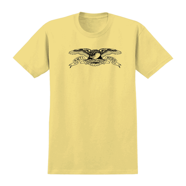 Anti-Hero Basic Eagle T-Shirt - Banana/Black