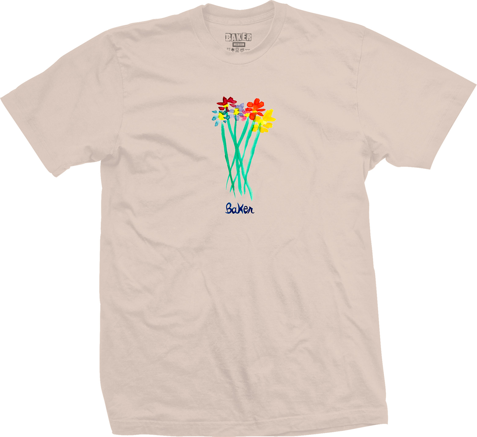 BAKER T-SHIRT BOUQUET WHITE