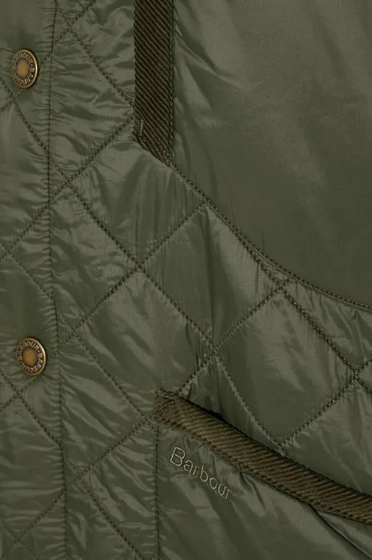 Barbour jacket Overnight Polar Parka men's green color MQU1739