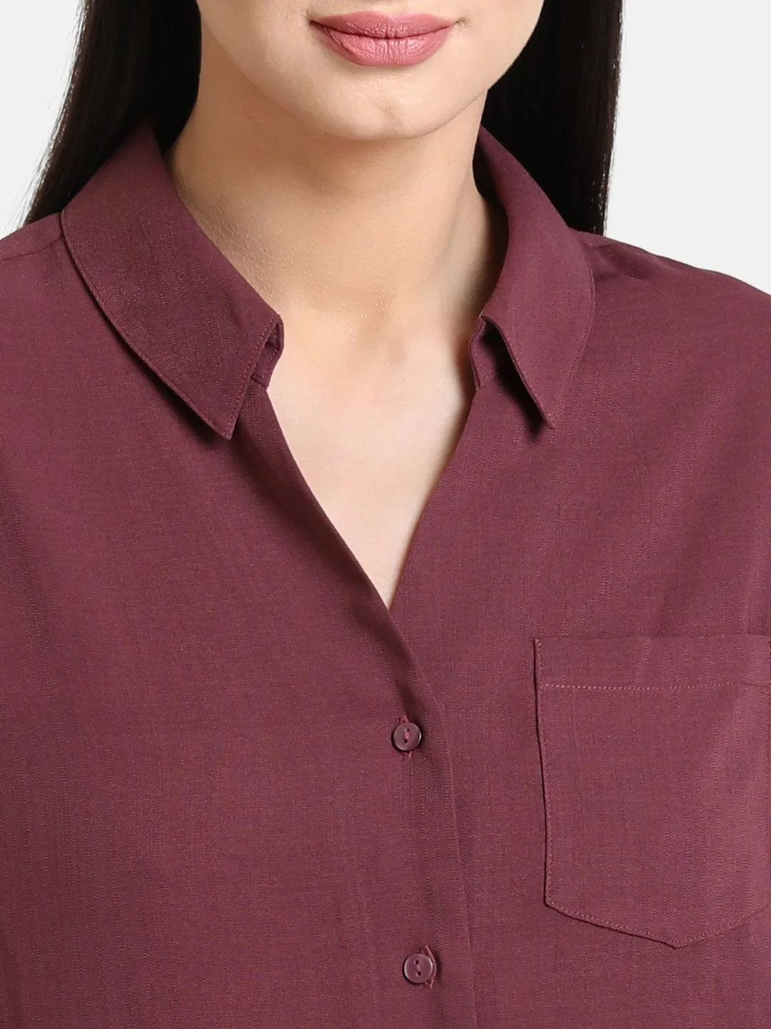 Basic Regular Shirt With Big Cuff Detail