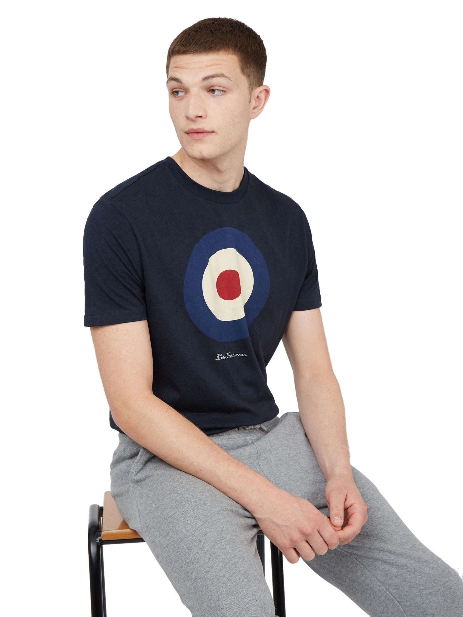 Ben Sherman Mens Signature Target T-Shirt - Short Sleeved