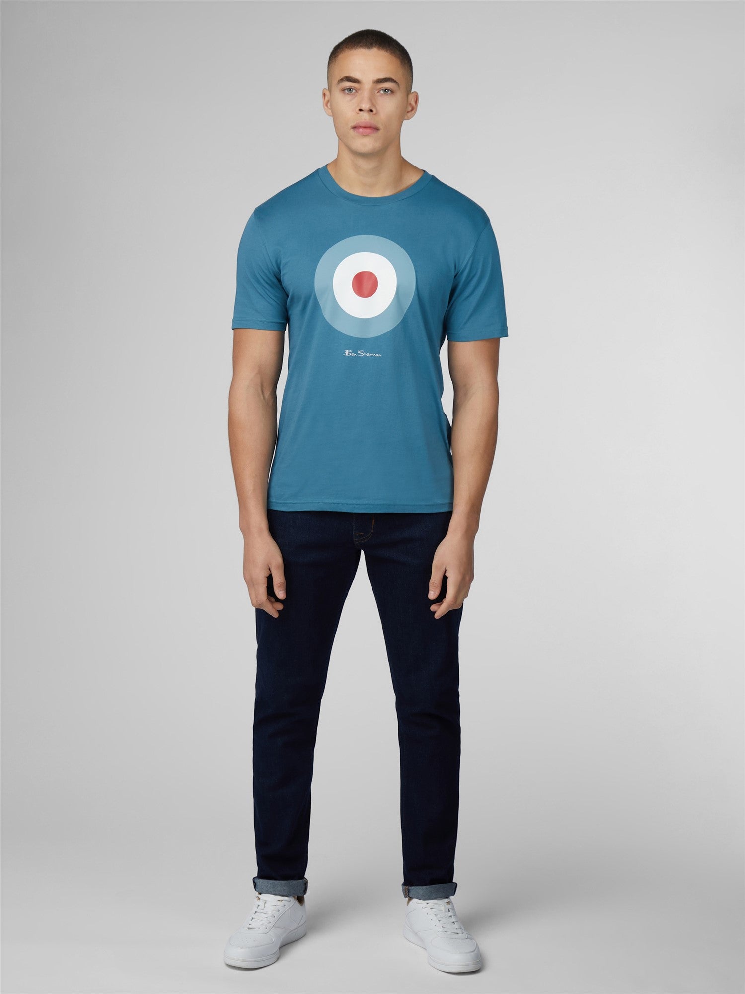 Ben Sherman Mens Signature Target T-Shirt - Short Sleeved