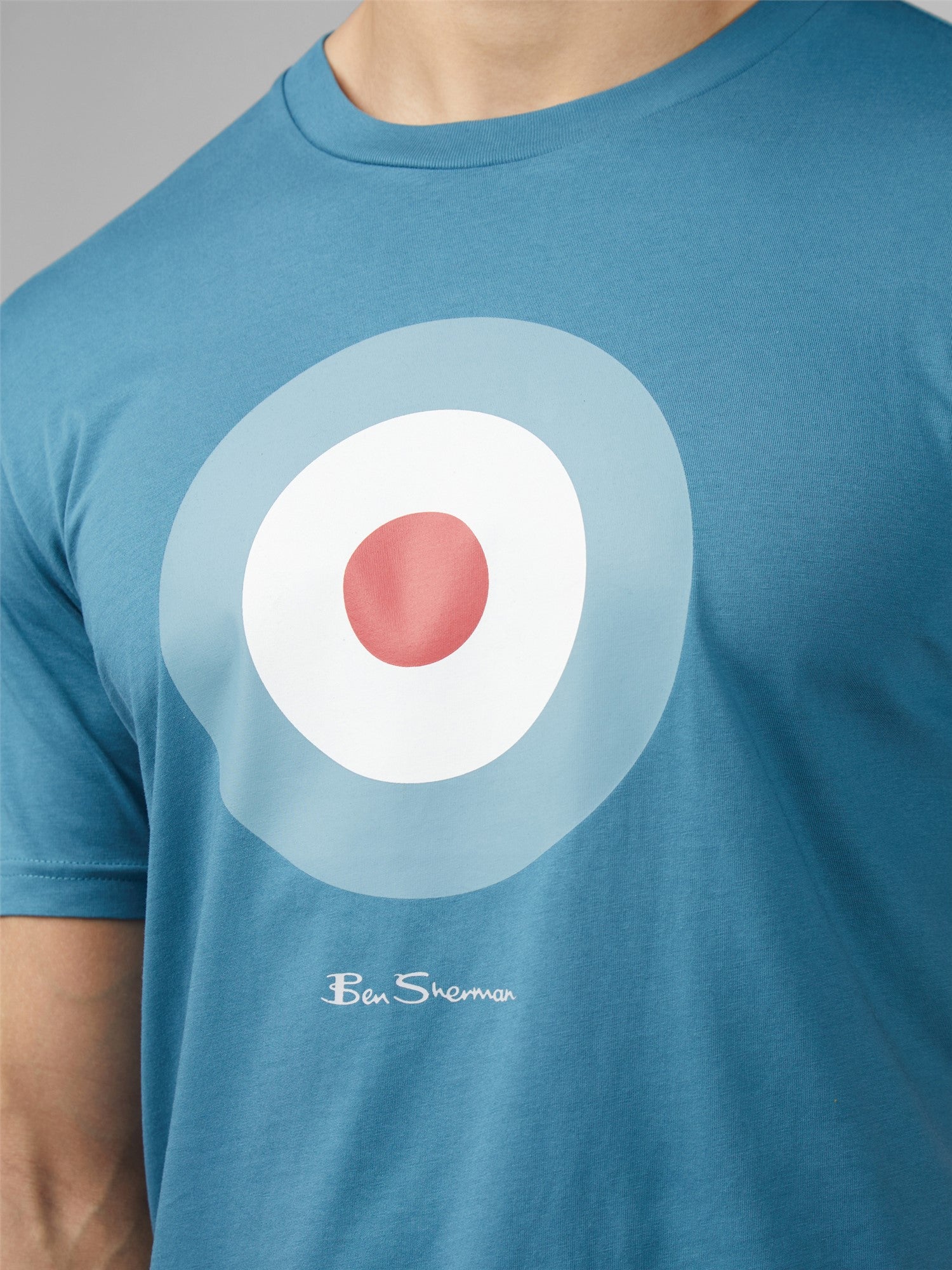 Ben Sherman Mens Signature Target T-Shirt - Short Sleeved