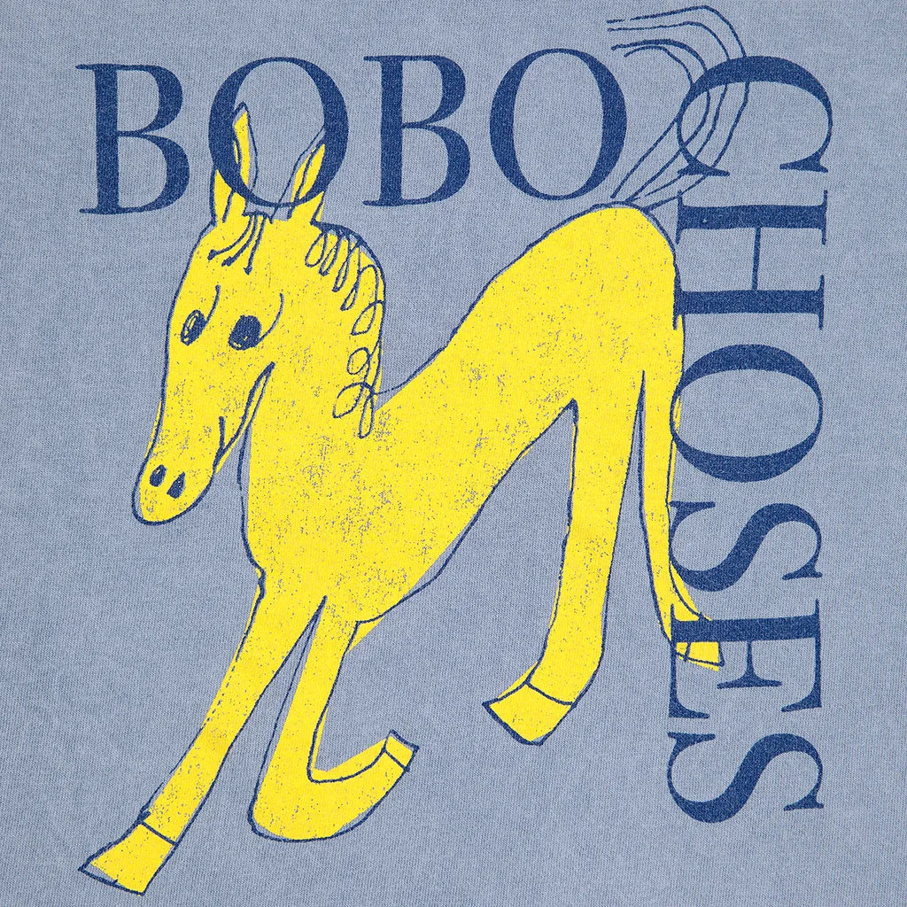 Bobo Choses Child Wonder Horse T-shirt Grey