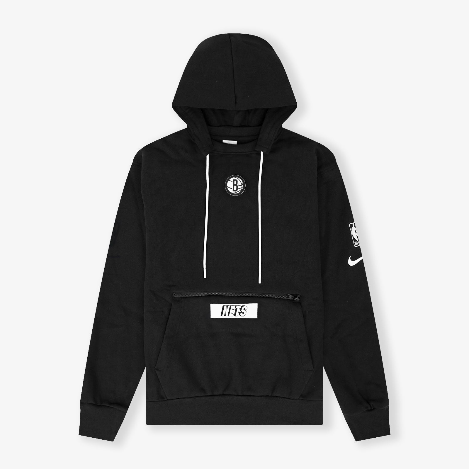 Brooklyn Nets Courtside NBA Fleece Hoodie - Black