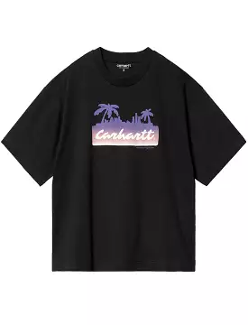 Carhartt WIP Womens S/S Palm Script T-Shirt Black