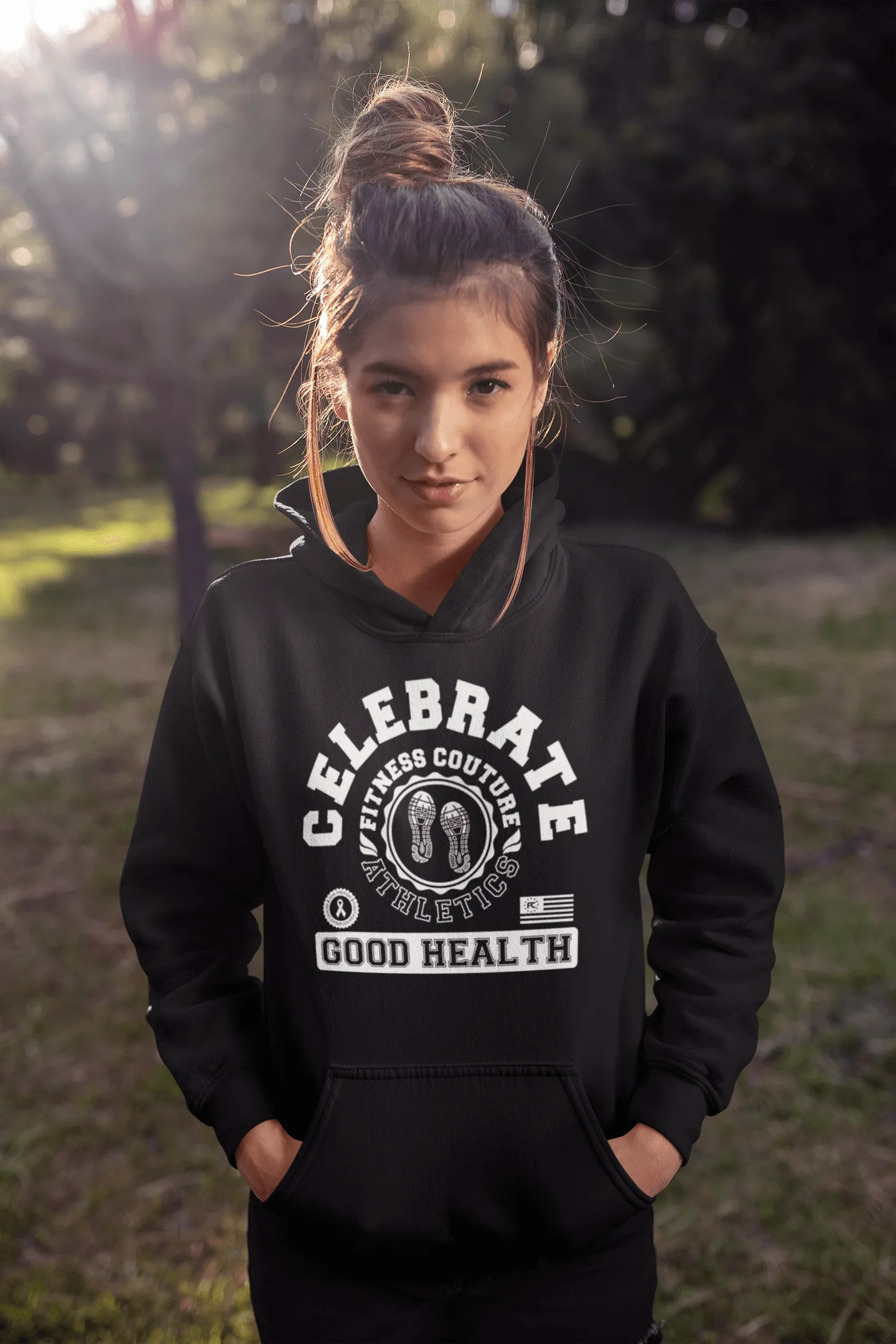 Celebrate Good Health - Fitness Couture Apparel Line Hoodie