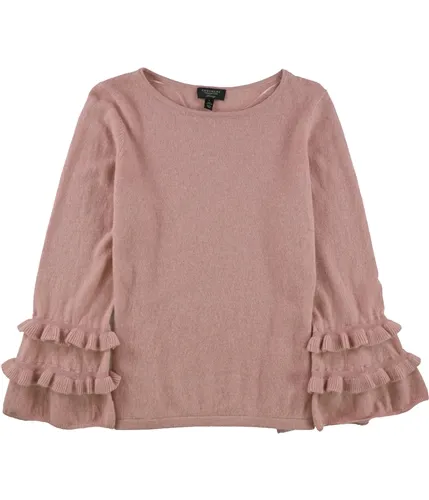 Charter Club Womens Ruffled Pullover Sweater