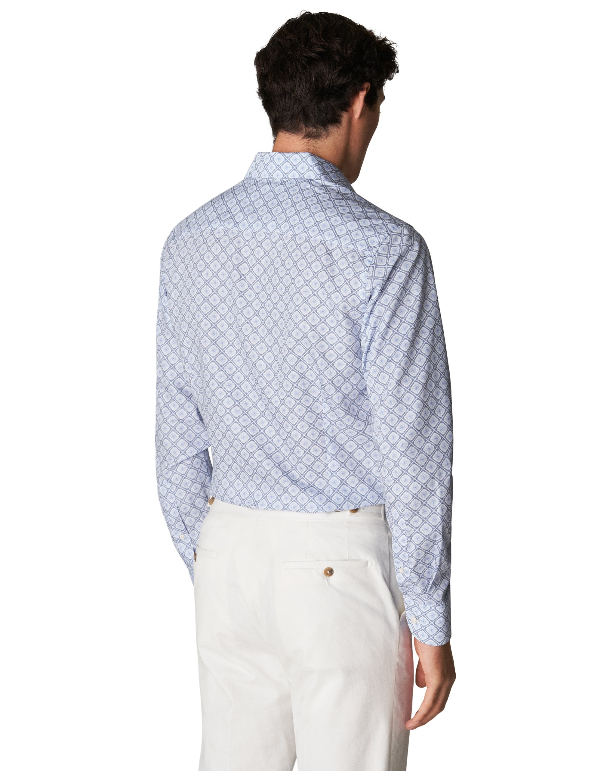 Contemporary Fit - Medallion Print Twill Shirt