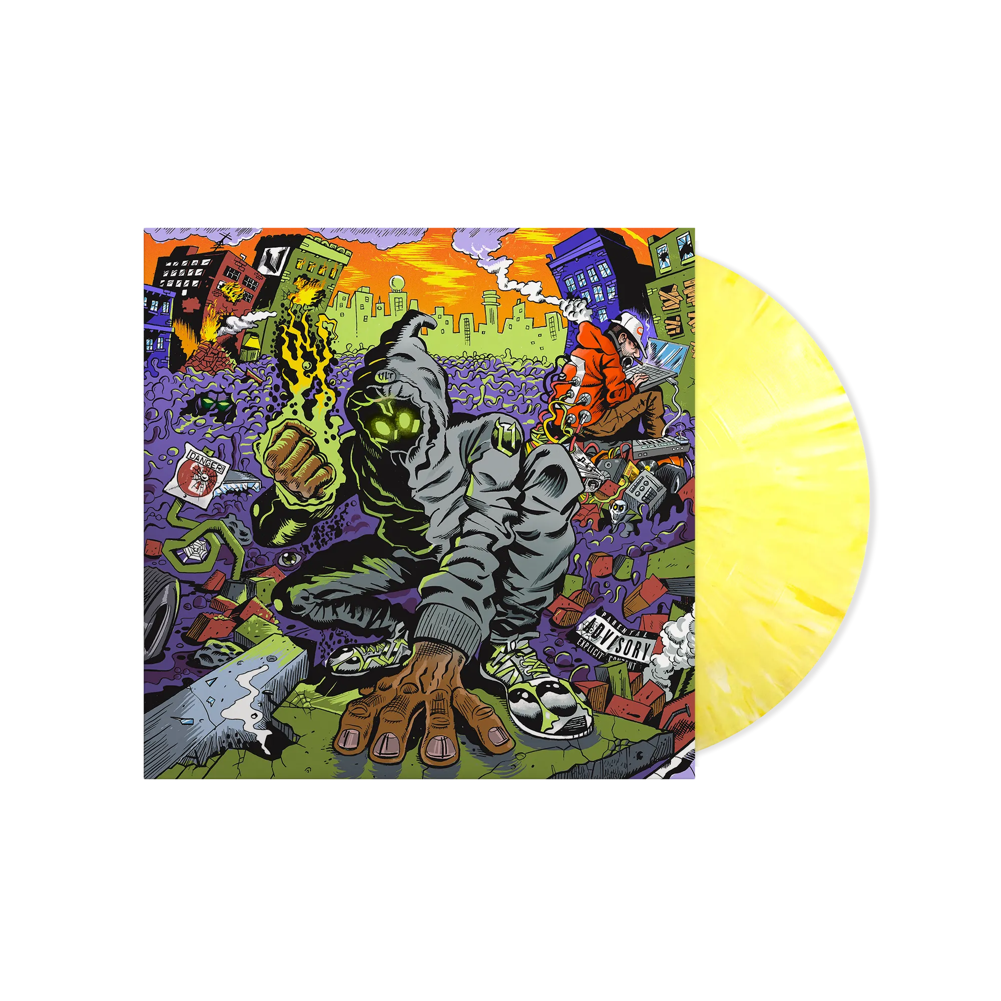 DENZEL CURRY ‘UNLOCKED’ LP (Limited Edition – Only 500 Made, Lemon Yellow Marble Vinyl)