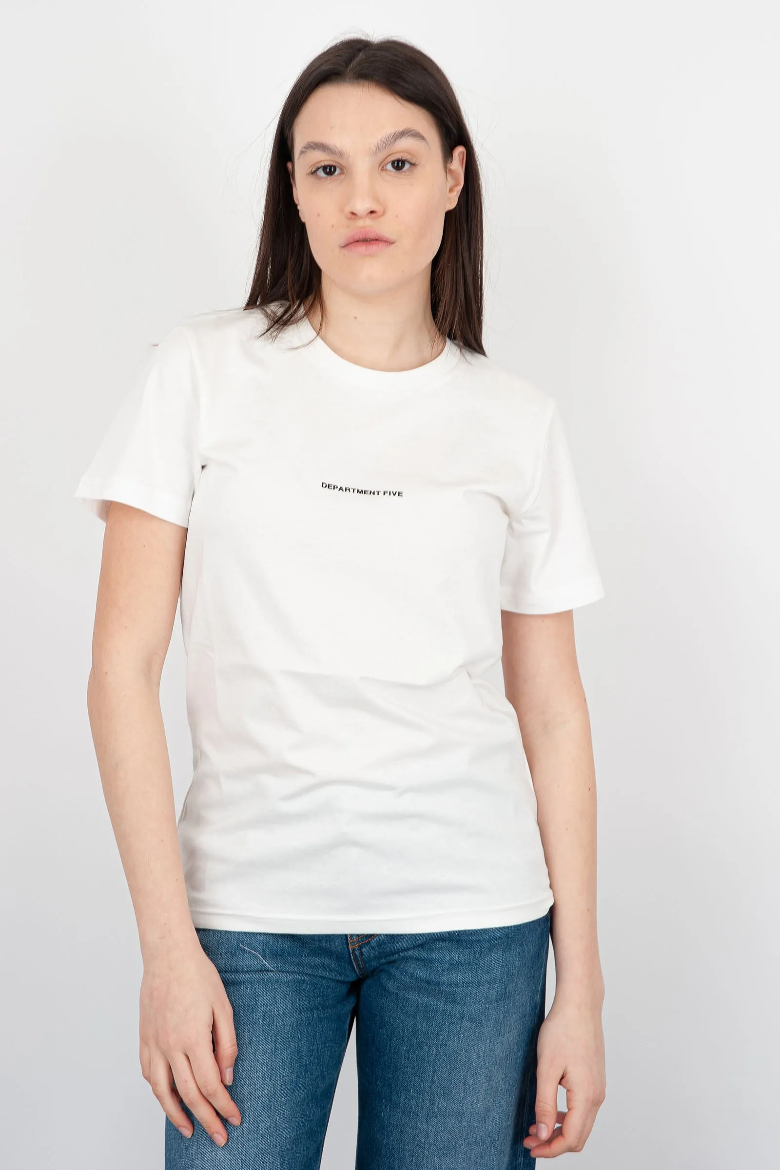 Department Five T-shirt Girocollo Fleur Cotone Bianco