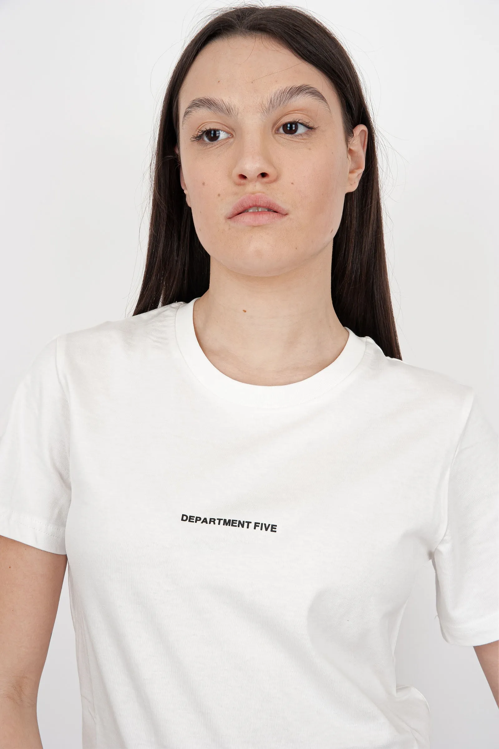 Department Five T-shirt Girocollo Fleur Cotone Bianco