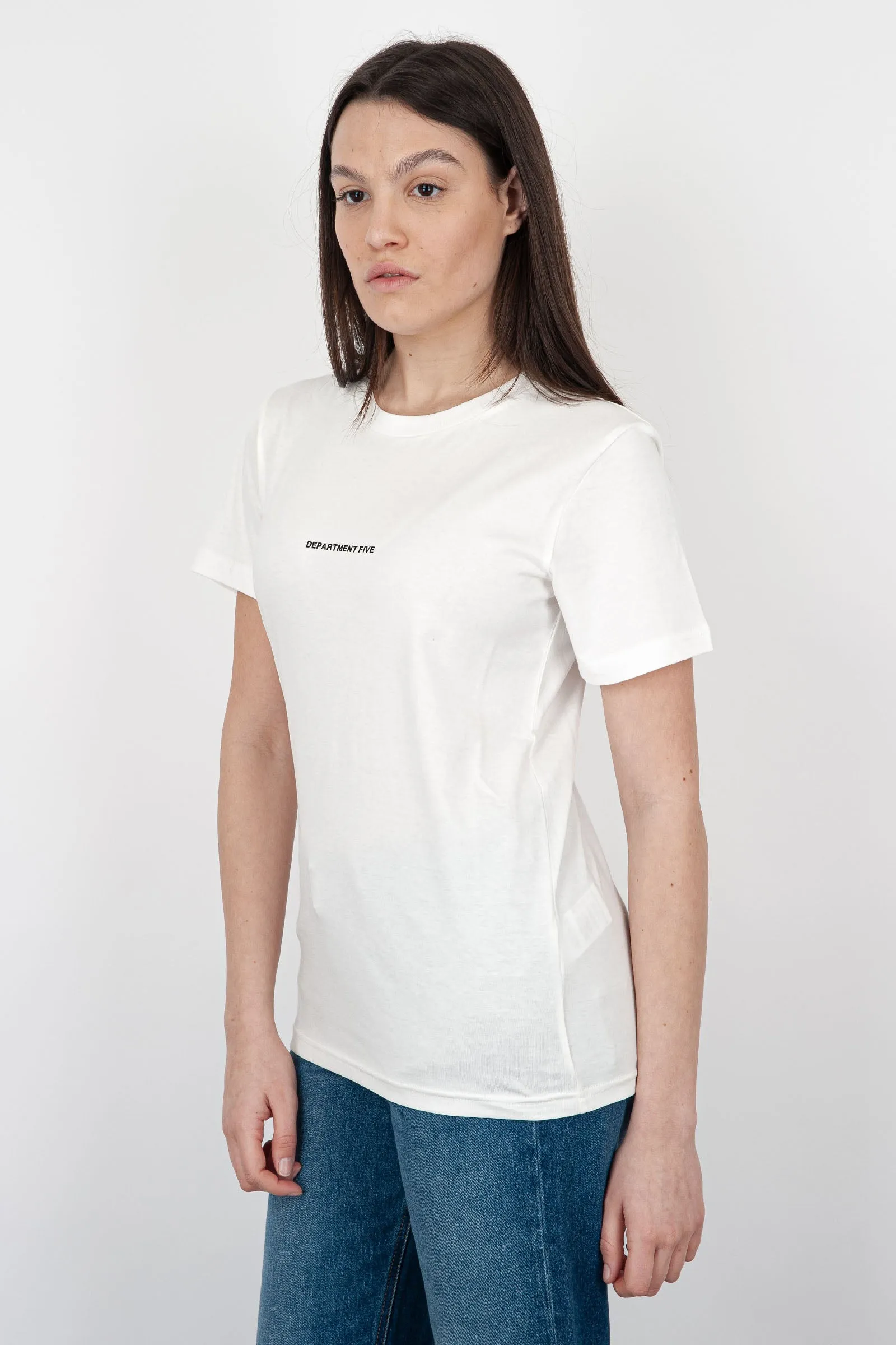 Department Five T-shirt Girocollo Fleur Cotone Bianco