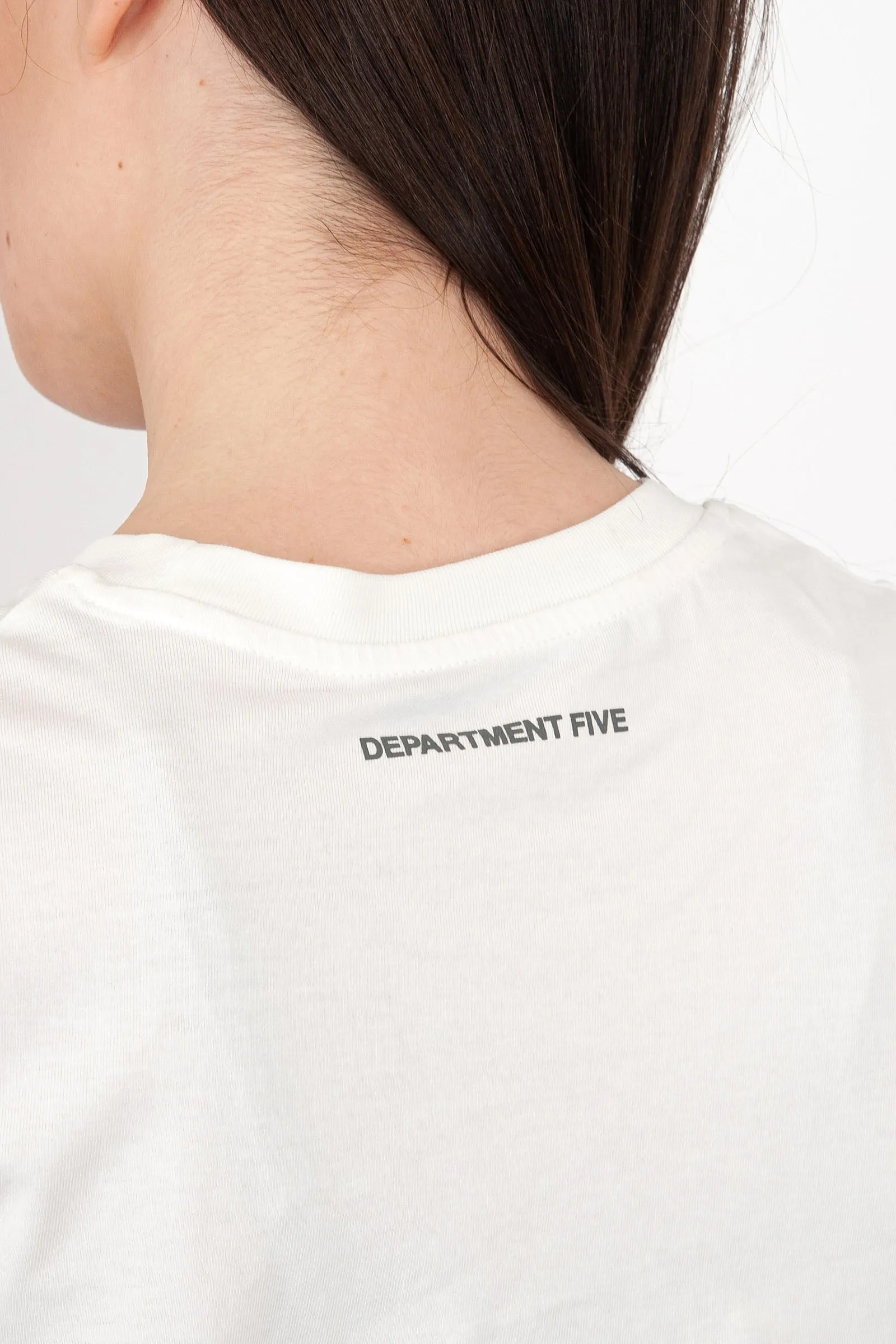 Department Five T-shirt Girocollo Fleur Cotone Bianco