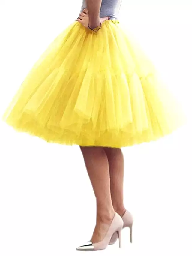 Elevate Your Style with Women's Swing Mini Tulle Skirt