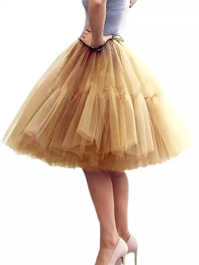 Elevate Your Style with Women's Swing Mini Tulle Skirt