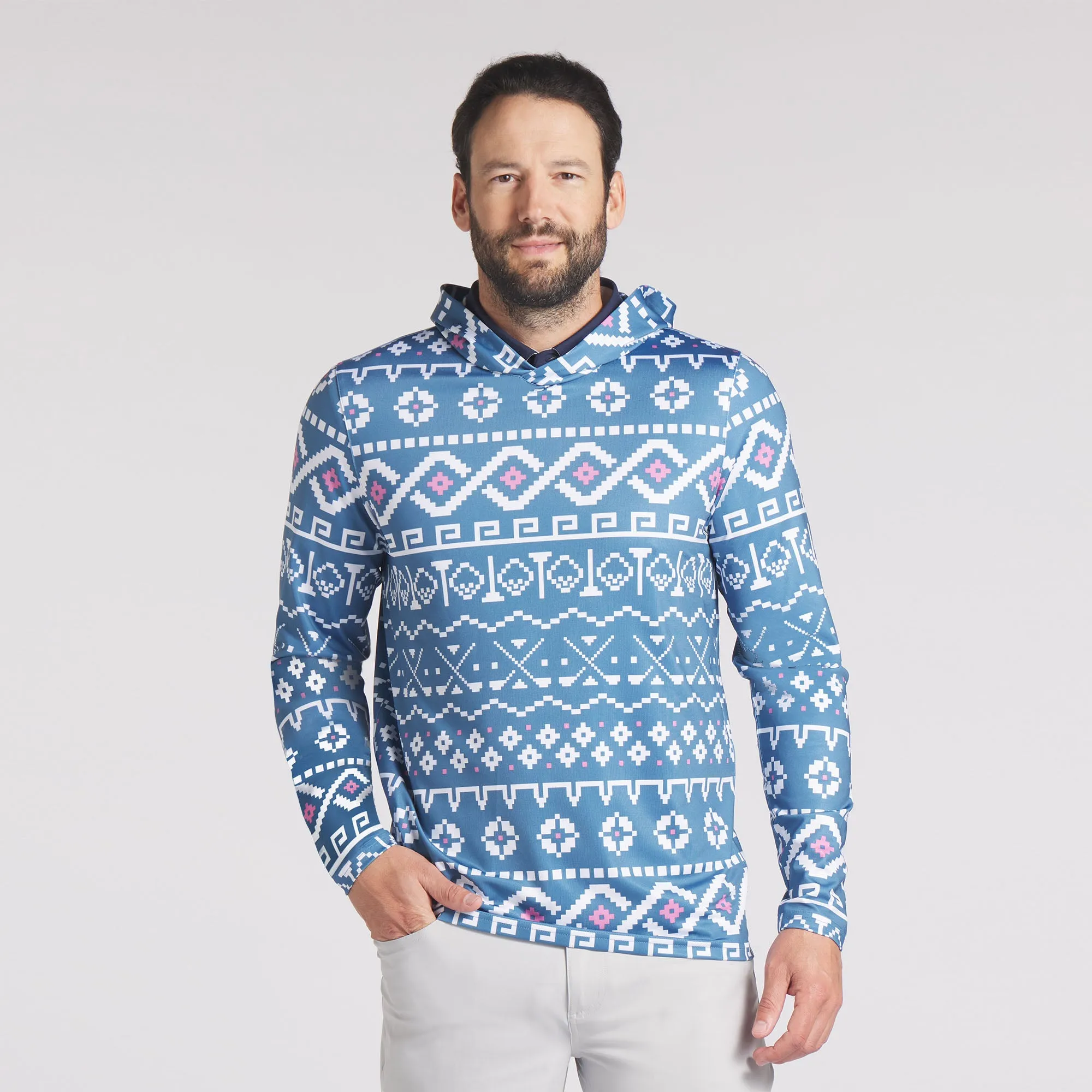 Fair Isle Golf Hoodie