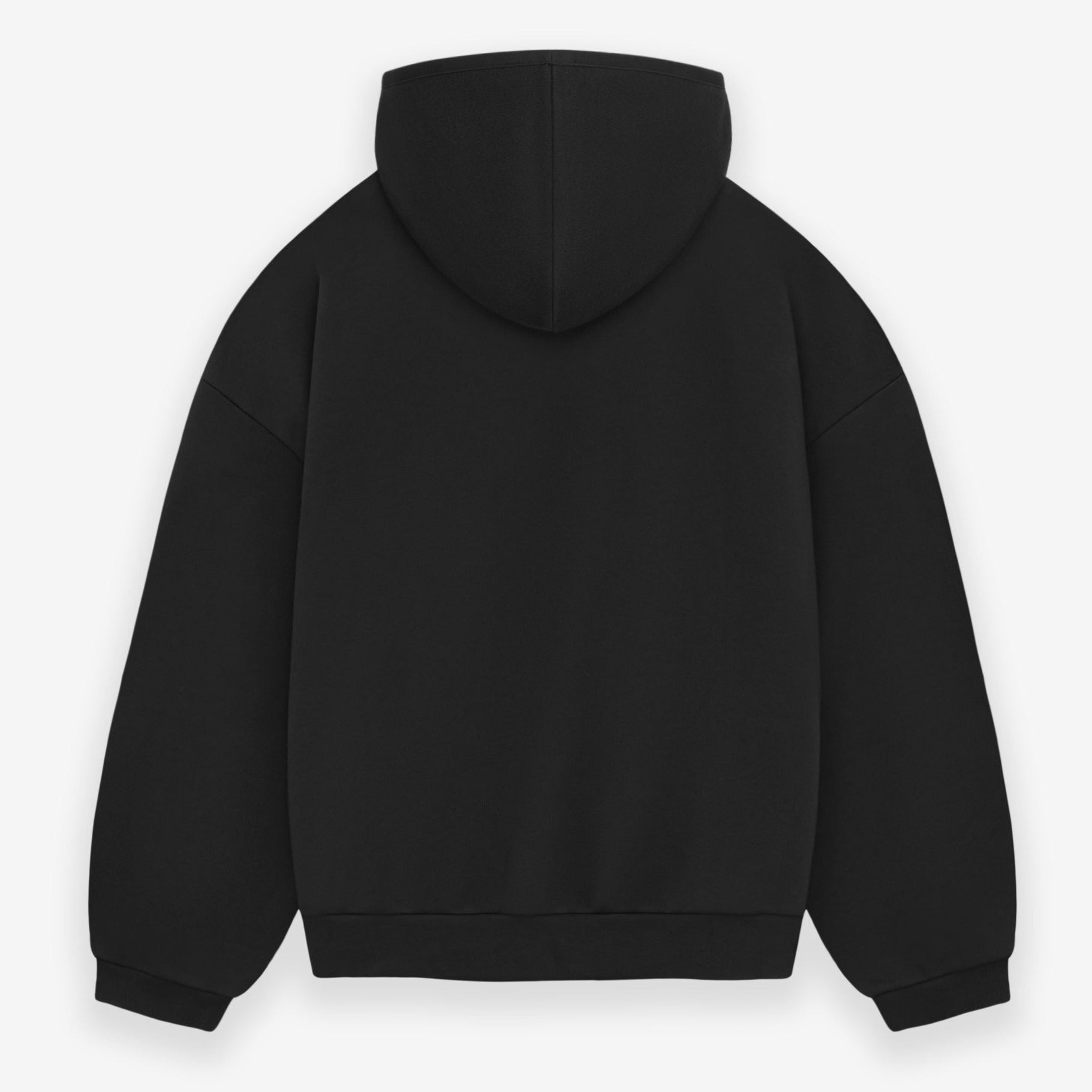 Fear of God Essentials Applique Box Logo Hoodie Black