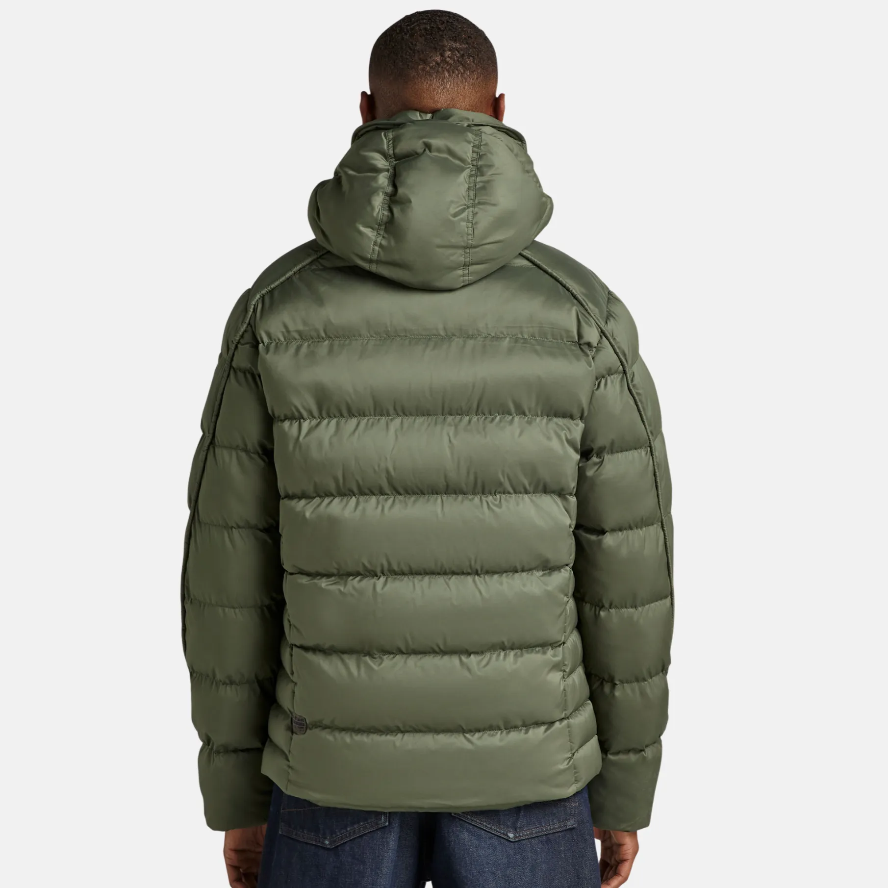 G-Star Raw G-Whistler Puffer Hooded Green Jacket