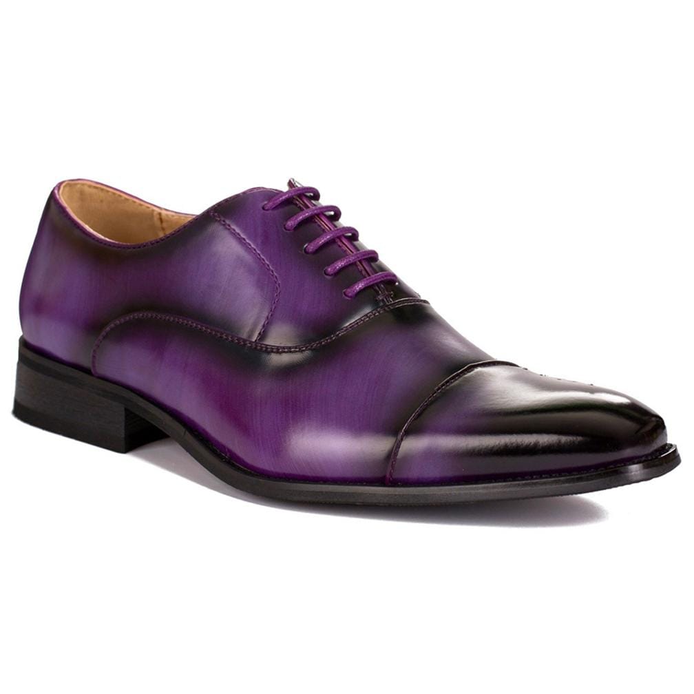 Gino Vitale Lace-up Cap Toe Dress Shoes