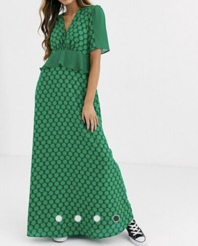 Gloria Green Hexagon Dress