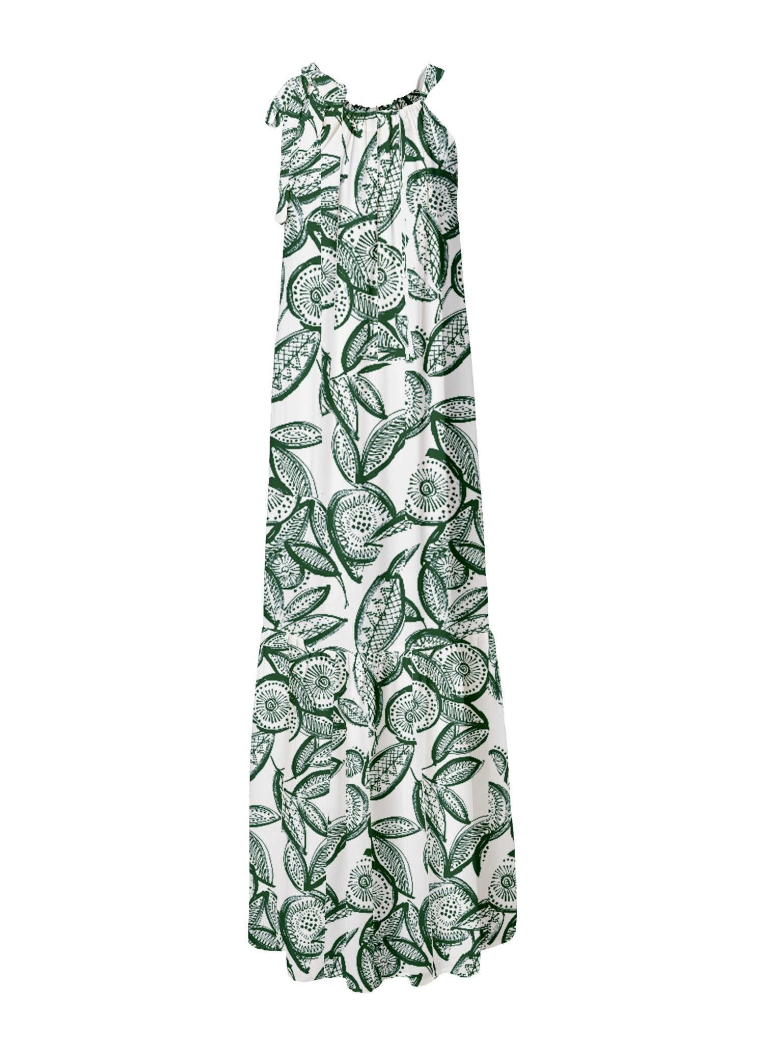 Gnoor Dress - Flora Green