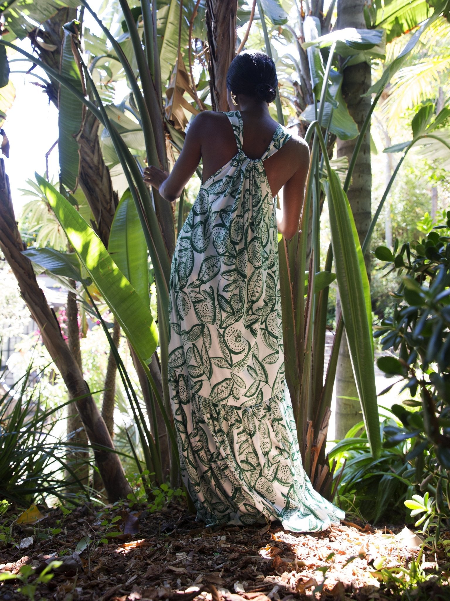 Gnoor Dress - Flora Green