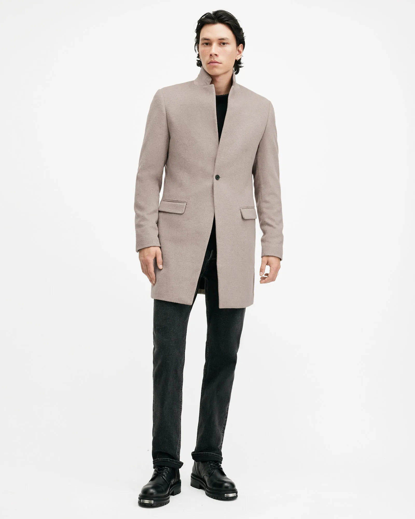 Hargrove Slim Fit Wool Blend Coat