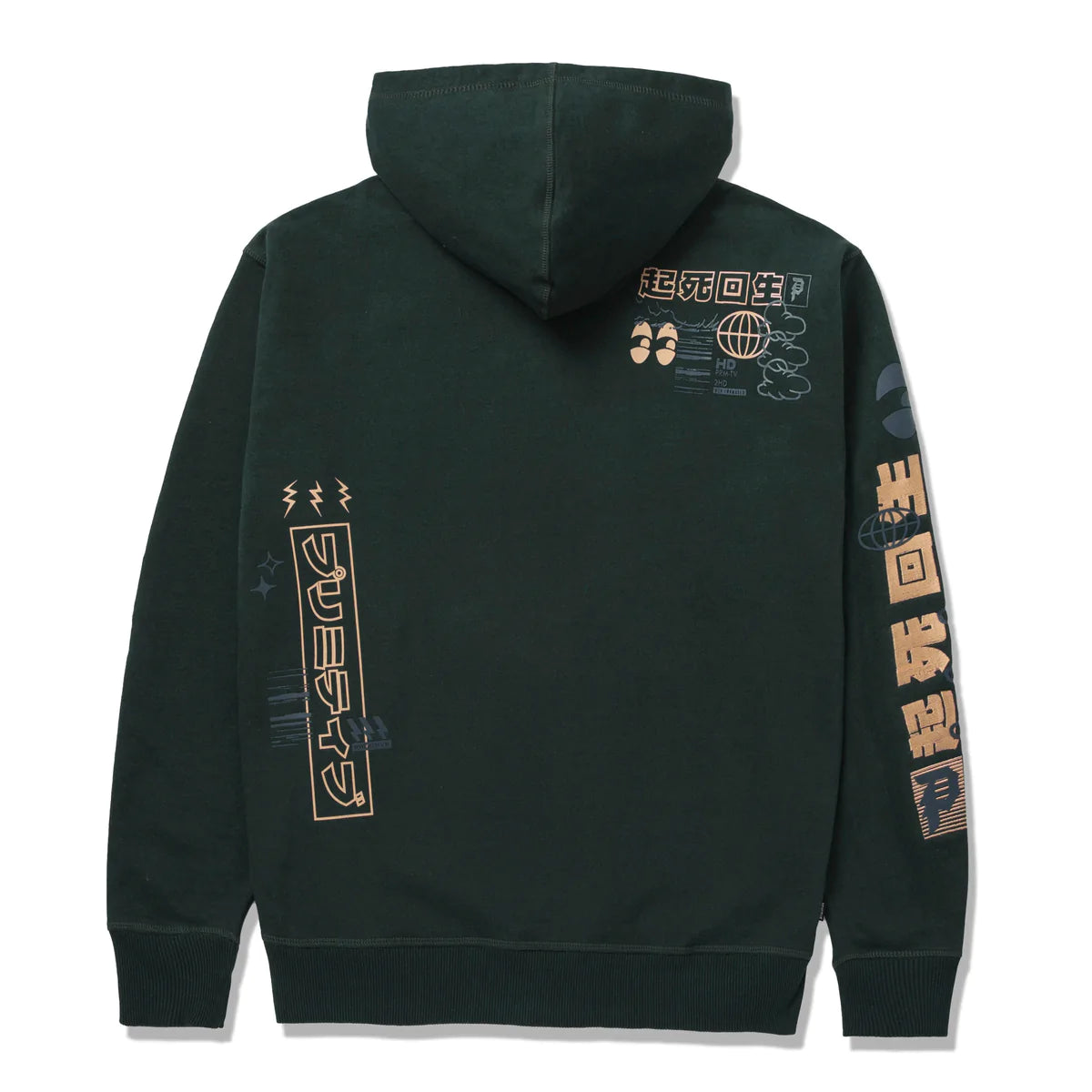 HOODIE PRIMITIVE REBOOT HOOD GREEN