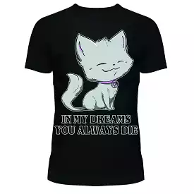 IN MY DREAMS T SHIRT LADIES BLACK