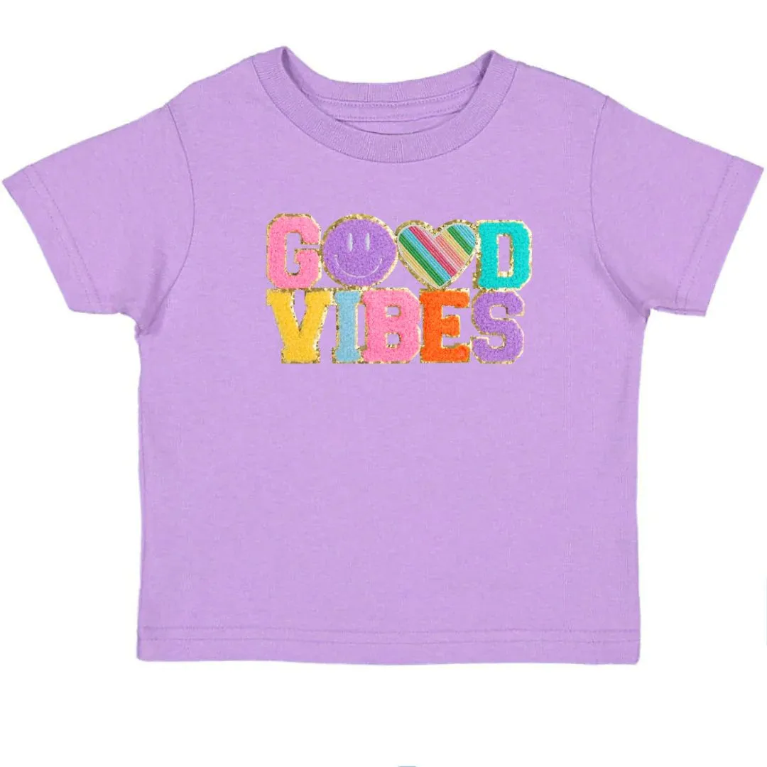 Lavender Good Vibes Patch S/S T-Shirt