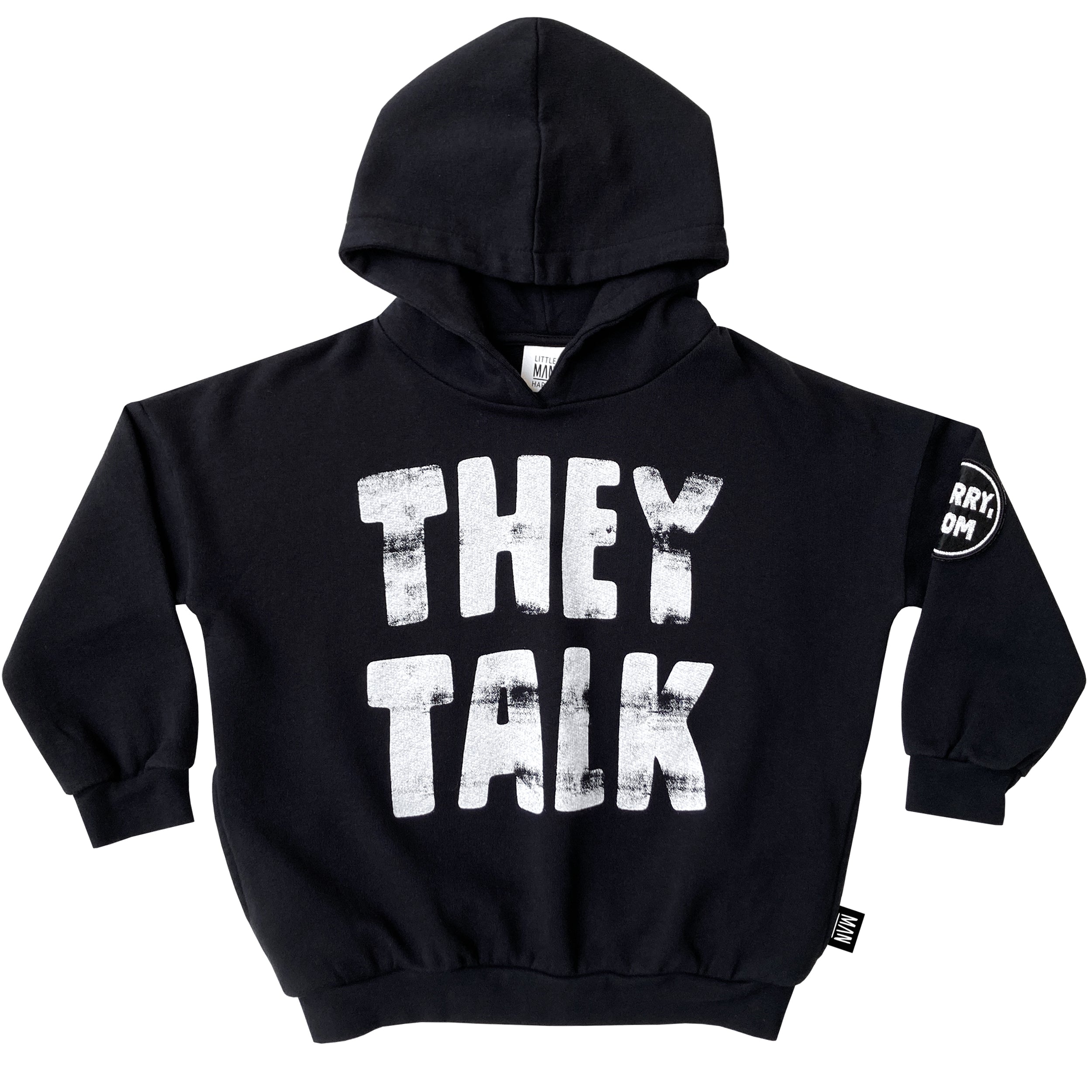 LMH They Talk We Play Hoodie - Black