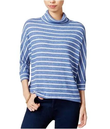 Maison Jules Womens Striped Pullover Sweater, TW3