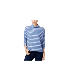 Maison Jules Womens Striped Pullover Sweater, TW3