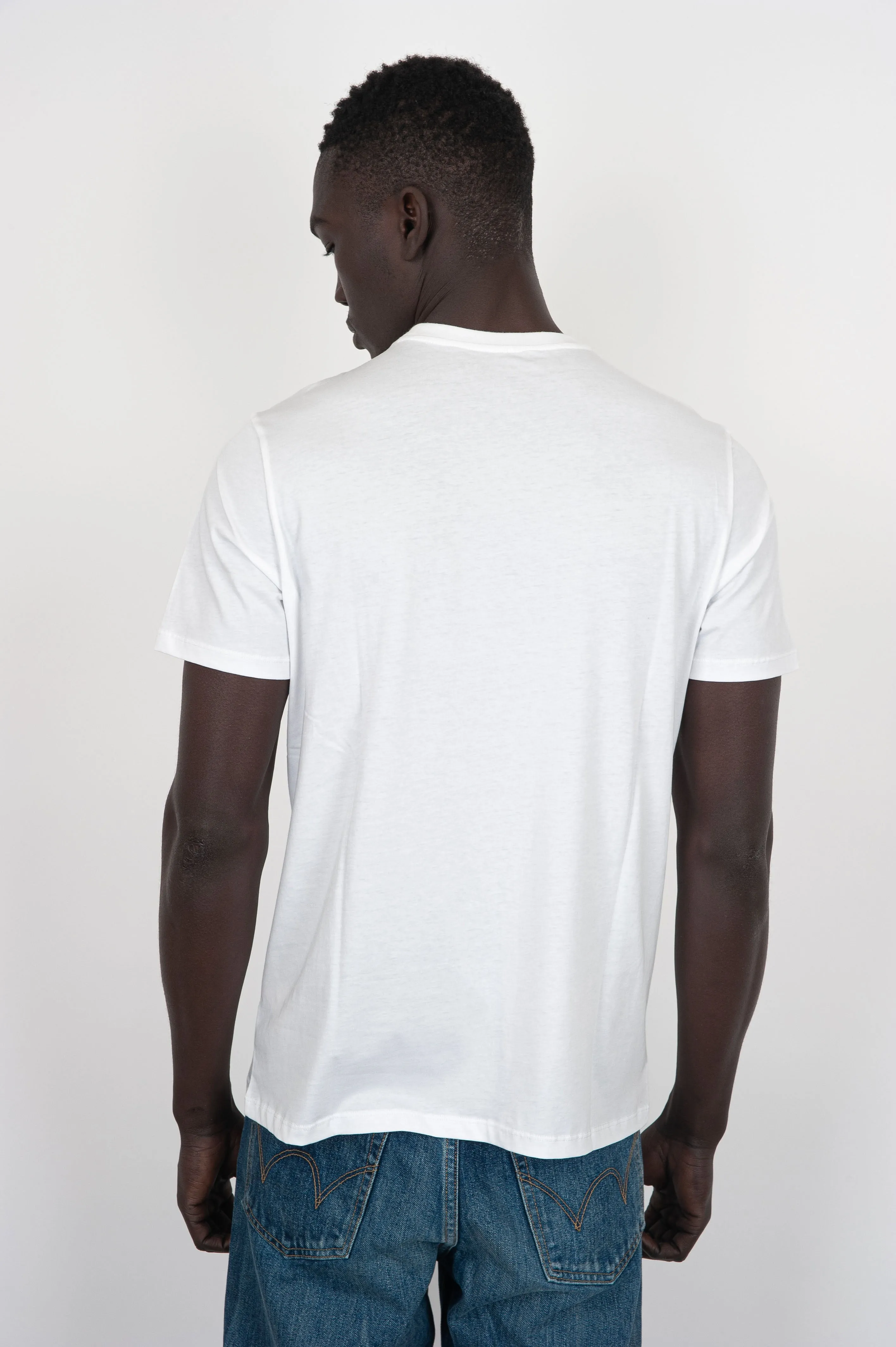 Majestic Filatures T-shirt Girocollo Cotone Organico Bianco