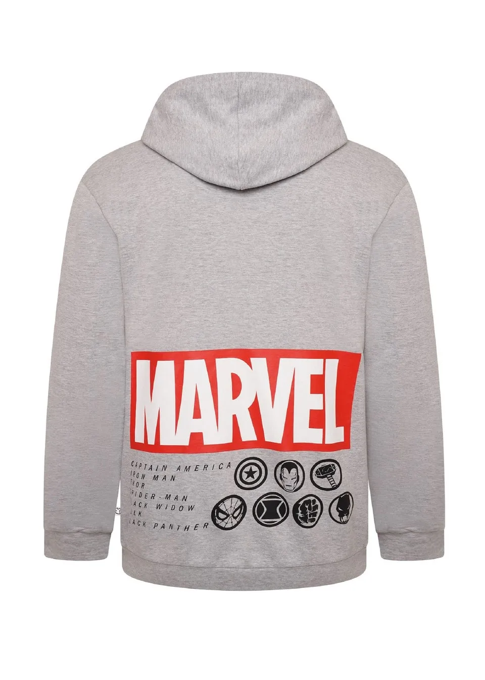 Marvel Mens Grey Hoody