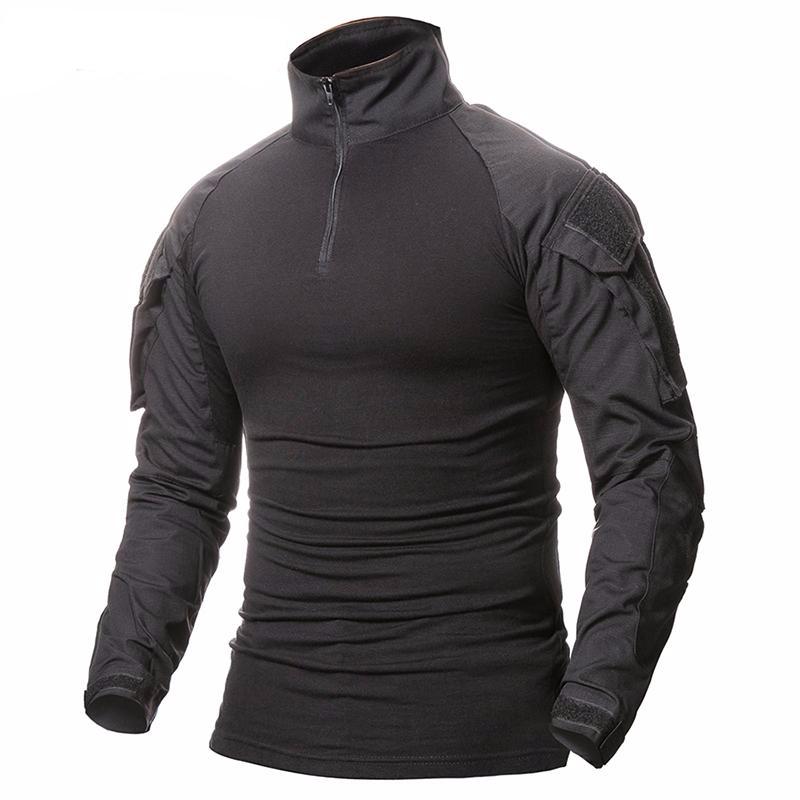 Mens High Quality Military Hiker Style Long Sleeve T Shirt