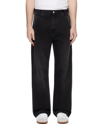 mfpen Black Straight Cut Jeans