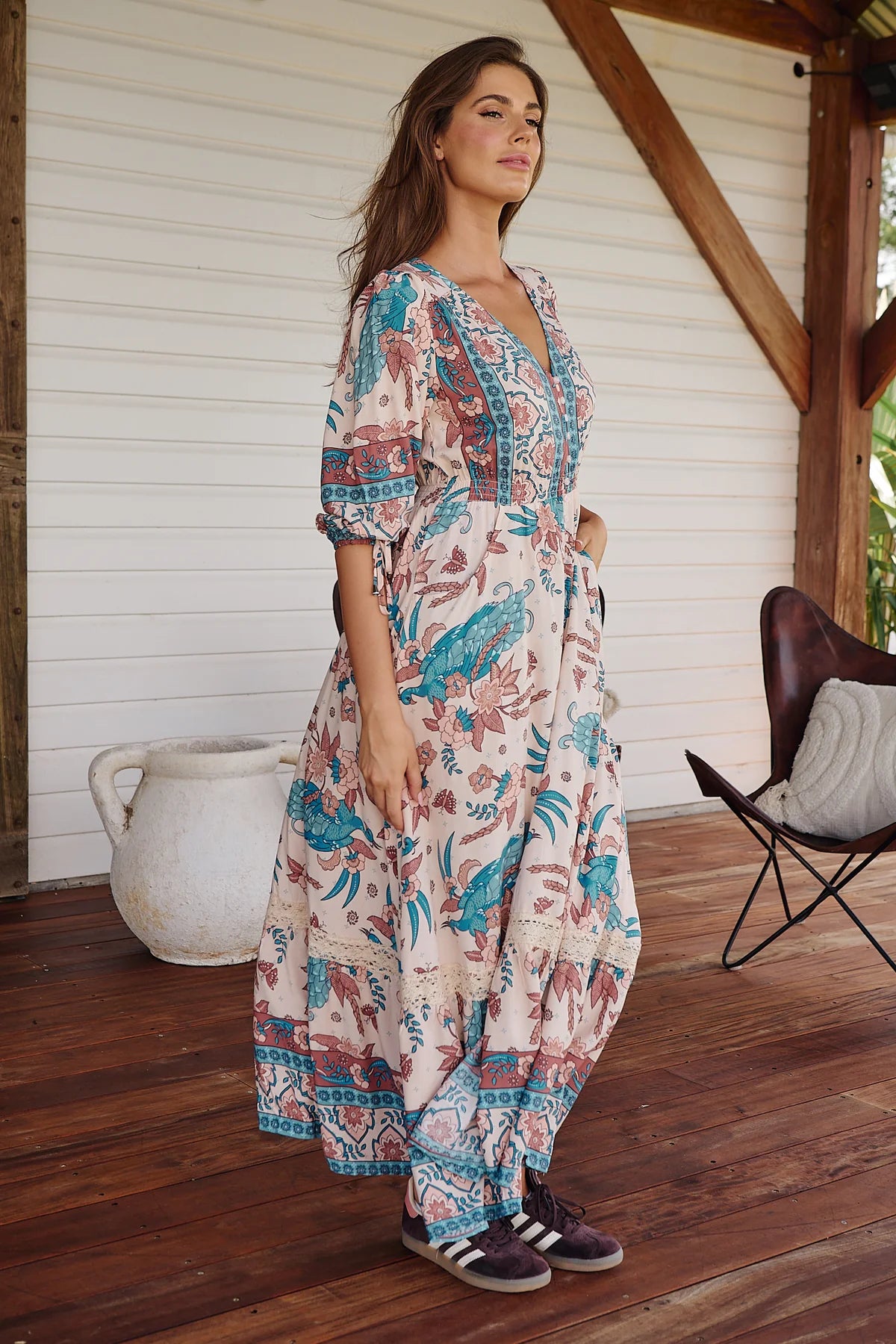 Molli Maxi Dress Symphony Print