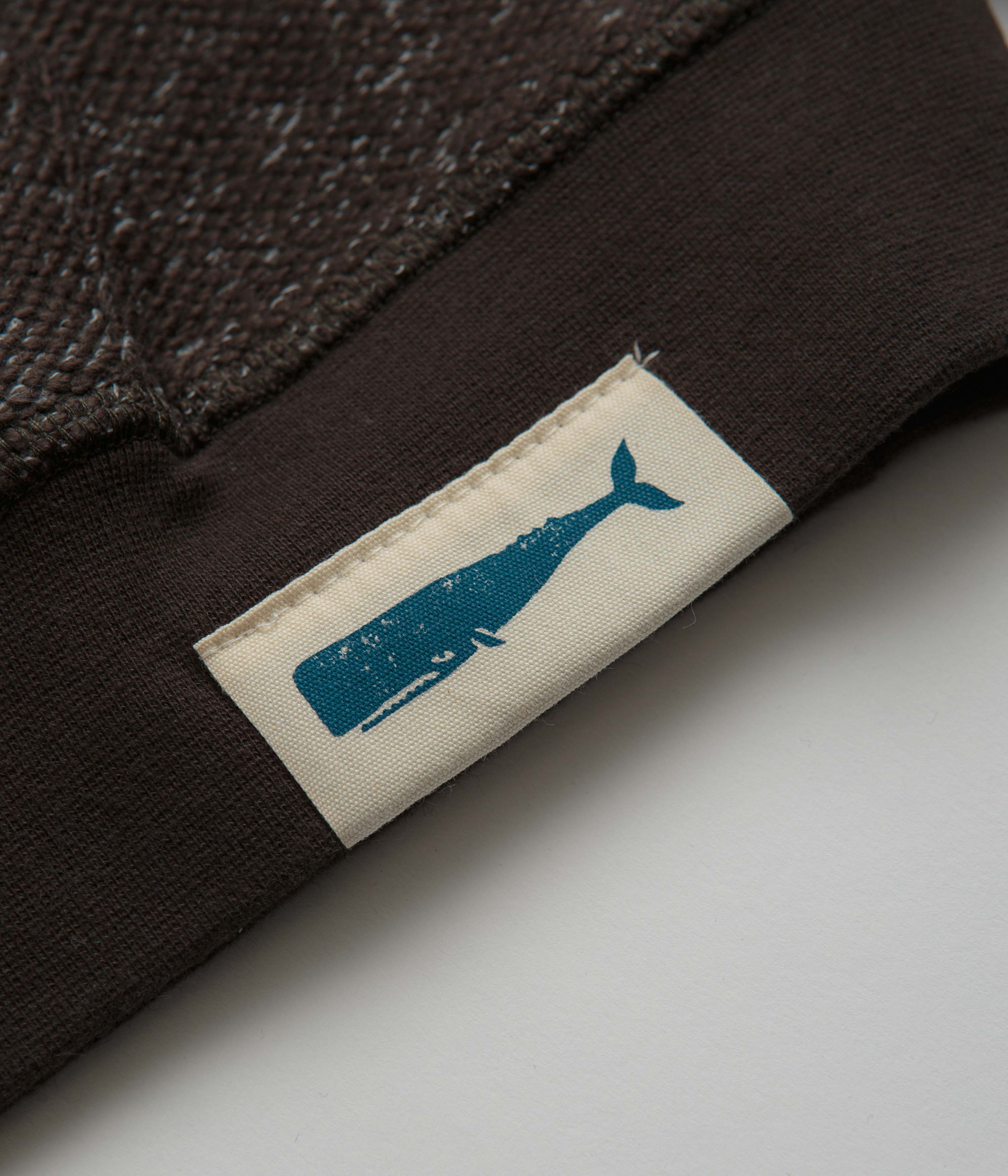 Mollusk Whale Patch Hoodie - Faded Black