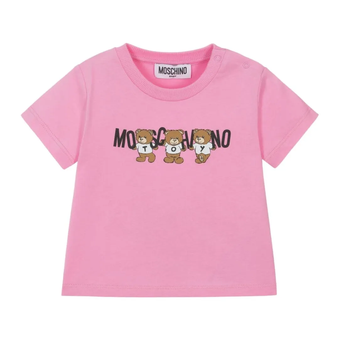 Moschino T-Shirt Toy Triple Pink