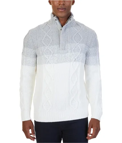 Nautica Mens Diamond Knit Pullover Sweater