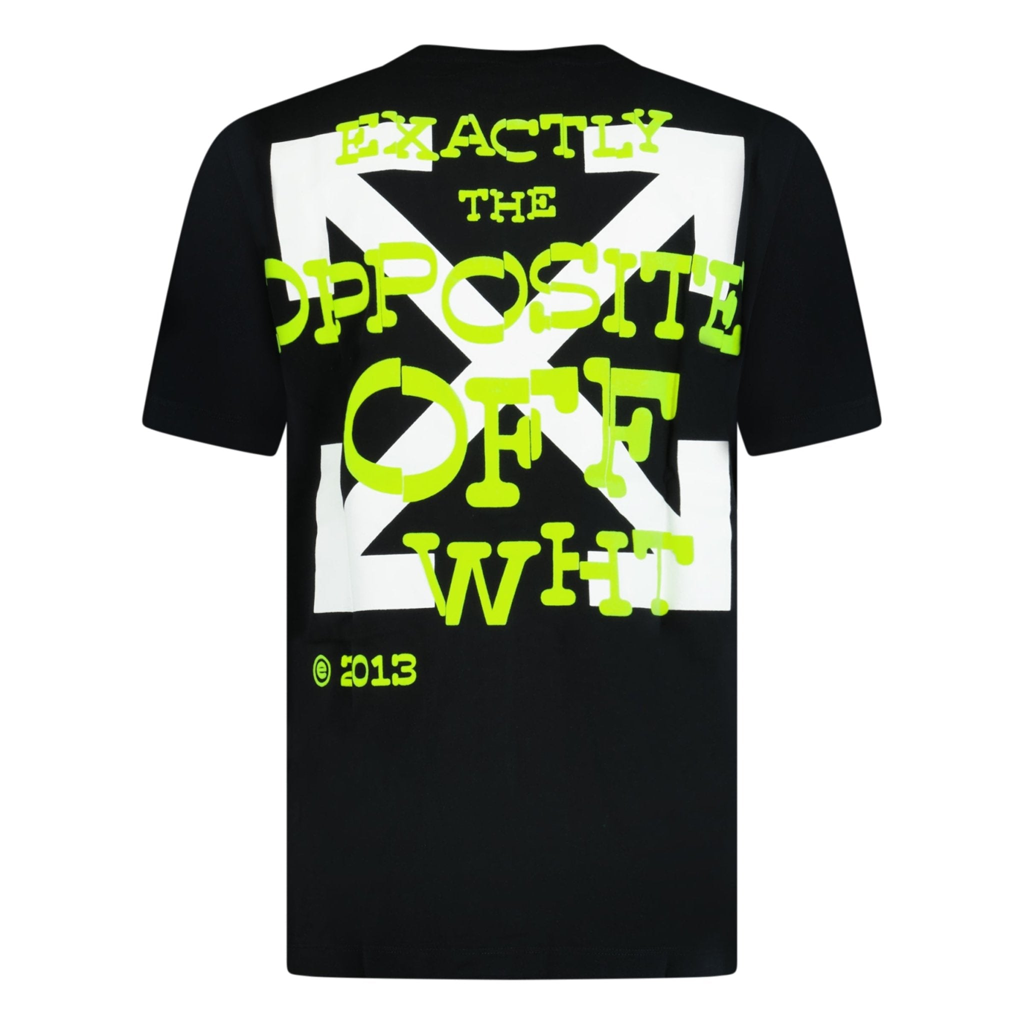 OFF-WHITE OPPOSITE ARROWS T-SHIRT BLACK