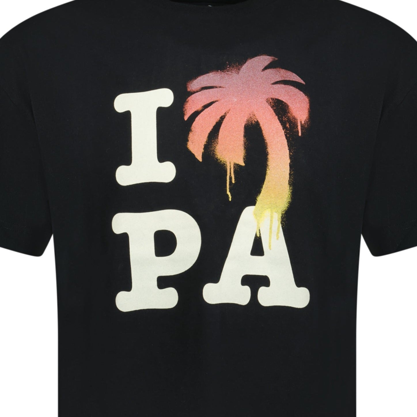 PALM ANGELS 'I LOVE PA' T-SHIRT BLACK