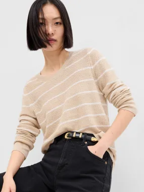 Relaxed Stripe Crewneck Sweater