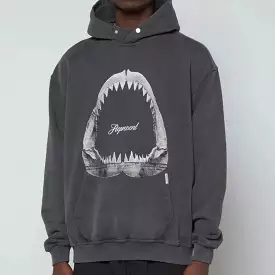 Represent Shark Jaws Hoodie Off Black